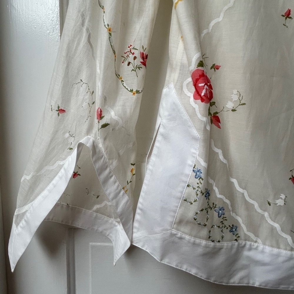 Tory Burch Handkerchief Silk Tunic Top in New Ivory Size 0 boho - Picture 12 of 14